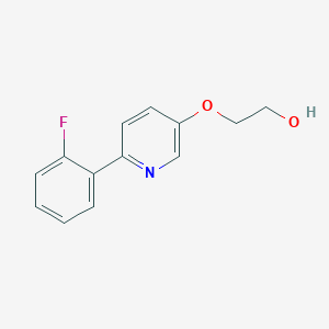 2-(6-(2-Fluorophenyl)pyridin-3-yloxy)ethanol