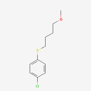 1-Chloro-4-[(4-methoxybutyl)sulfanyl]benzene