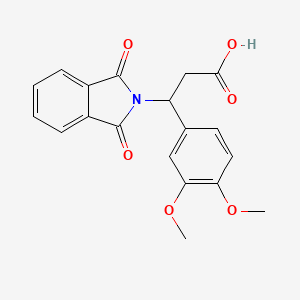 3-(3,4-Dimethoxyphenyl)-3-phthalimidopropanoic acid