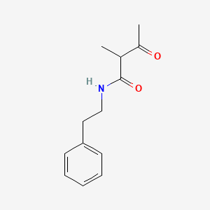 B8602576 2-methyl-3-oxo-N-phenethyl-butyramide CAS No. 780771-37-1