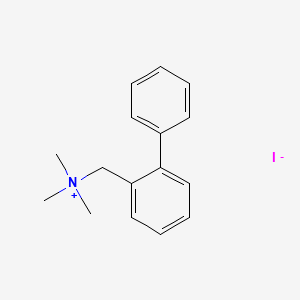 molecular formula C16H20IN B8602634 ([1,1'-Biphenyl]-2-yl)-N,N,N-trimethylmethanaminium iodide CAS No. 93460-23-2