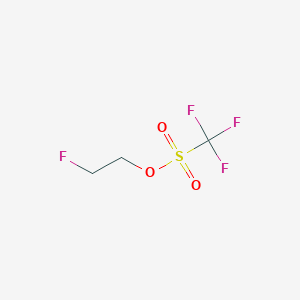 molecular formula C3H4F4O3S B8602685 2-Fluoroethyl trifluoromethanesulfonate 