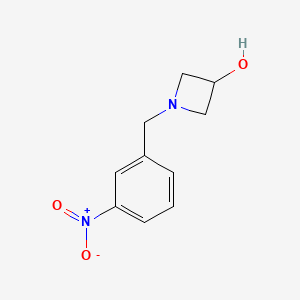 molecular formula C10H12N2O3 B8602708 1-(3-Nitrobenzyl)azetidin-3-ol 