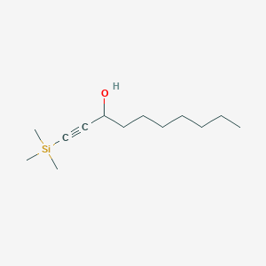 molecular formula C13H26OSi B8602727 1-Decyn-3-ol, 1-(trimethylsilyl)- CAS No. 140149-76-4