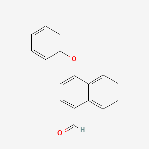 molecular formula C17H12O2 B8602787 4-Phenoxynaphthaldehyde CAS No. 172033-75-9