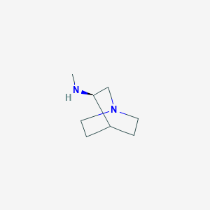 molecular formula C8H16N2 B8602900 (R)-N-Methylquinuclidin-3-amine 