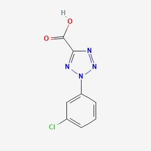 molecular formula C8H5ClN4O2 B8602905 2-(3-Chloro-phenyl)-2H-tetrazole-5-carboxylic acid 