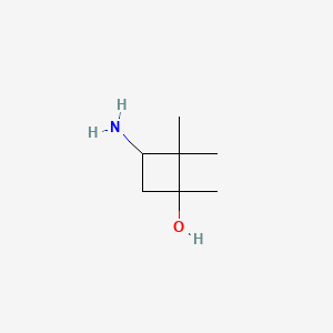 B8602954 3-Amino-1,2,2-trimethylcyclobutanol CAS No. 1799579-91-1