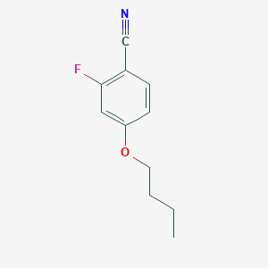 molecular formula C11H12FNO B8602962 4-Butoxy-2-fluorobenzonitrile 