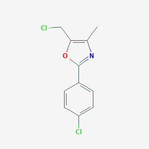 B008603 5-(Chloromethyl)-2-(4-chlorophenyl)-4-methyloxazole CAS No. 109544-39-0