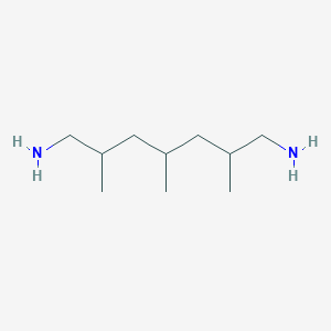 molecular formula C10H24N2 B8603010 2,4,6-Trimethylheptane-1,7-diamine CAS No. 64852-28-4