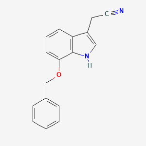 2-[7-(benzyloxy)-1H-indol-3-yl]acetonitrile