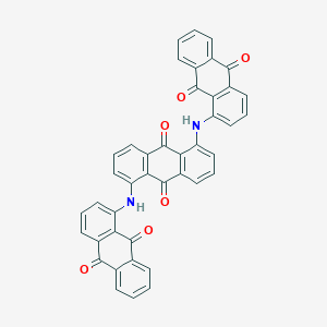 B086032 9,10-Anthracenedione, 1,5-bis[(9,10-dihydro-9,10-dioxo-1-anthracenyl)amino]- CAS No. 117-03-3