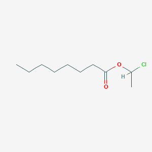 molecular formula C10H19ClO2 B8603228 1-Chloroethyl octanoate CAS No. 58304-46-4