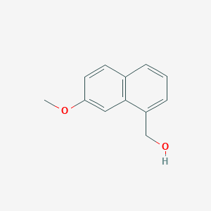 molecular formula C12H12O2 B8603232 1-Hydroxymethyl-7-Methoxynaphthalene 