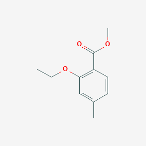 molecular formula C11H14O3 B8603299 Methyl 2-ethoxy-4-methylbenzoate 