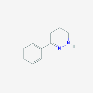 molecular formula C10H12N2 B8603316 3-Phenyl-1,4,5,6-tetrahydropyridazine CAS No. 29681-94-5