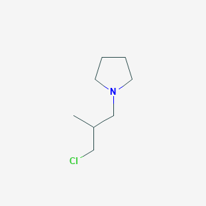 1-(3-Chloro-2-methyl-propyl)-pyrrolidine