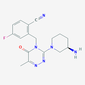 molecular formula C17H19FN6O B8603403 Fotagliptin 