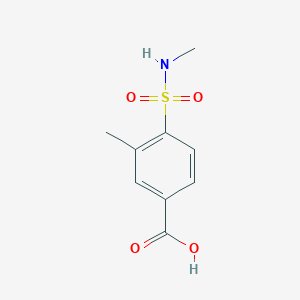 3-Methyl-4-(methylsulfamoyl)benzoic acid
