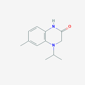 4-Isopropyl-6-methyl-3,4-dihydro-1H-quinoxalin-2-one