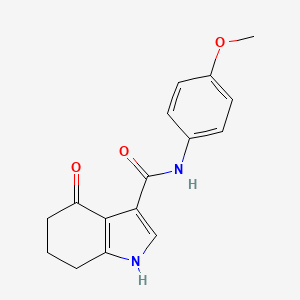 N-(4-methoxyphenyl)-4-oxo-4,5,6,7-tetrahydro-1H-indole-3-carboxamide