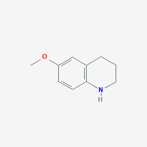 B086035 6-Methoxy-1,2,3,4-tetrahydroquinoline CAS No. 120-15-0