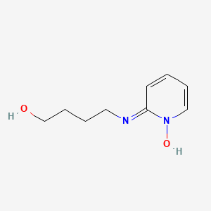 molecular formula C9H14N2O2 B8603553 2-(4-hydroxybutylamino)pyridine N-oxide 