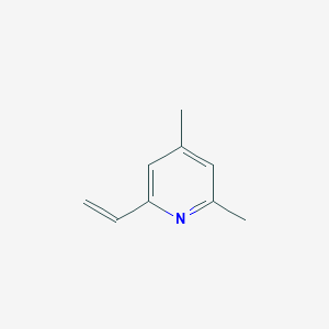 molecular formula C9H11N B8603676 2-Ethenyl-4,6-dimethyl-pyridine CAS No. 13959-30-3