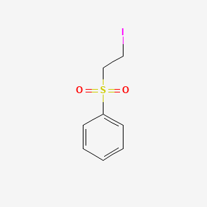 molecular formula C8H9IO2S B8603799 (2-Iodoethanesulfonyl)benzene CAS No. 62210-06-4