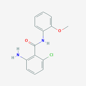 2-amino-6-chloro-N-(2-methoxyphenyl)benzamide