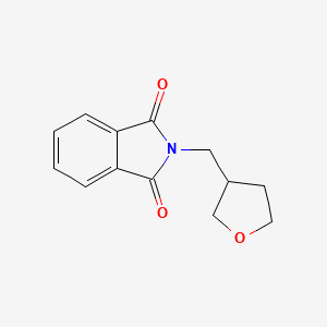 molecular formula C13H13NO3 B8603828 2-[(Oxolan-3-yl)methyl]-1H-isoindole-1,3(2H)-dione CAS No. 165253-28-1