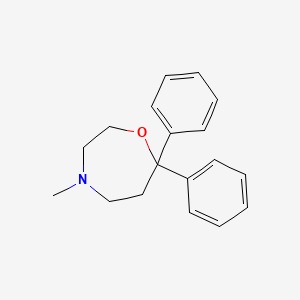 B8603852 4-Methyl-7,7-diphenyl-1,4-oxazepane CAS No. 60163-24-8