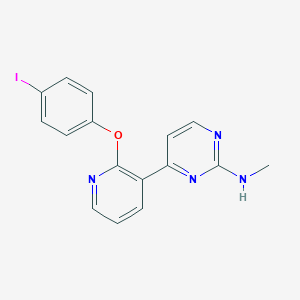 4-(2-(4-iodophenoxy)pyridin-3-yl)-N-methylpyrimidin-2-amine