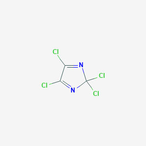 molecular formula C3Cl4N2 B8603934 2H-Imidazole, 2,2,4,5-tetrachloro- CAS No. 59206-89-2