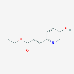 molecular formula C10H11NO3 B8603940 Ethyl 3-(5-hydroxypyridin-2-yl)prop-2-enoate CAS No. 921941-22-2