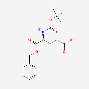molecular formula C17H22NO6- B8603996 1-Benzyl N-(tert-Butoxycarbonyl)-L-glutamate 