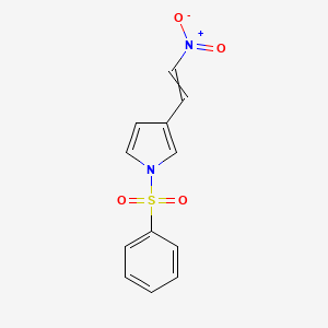 1-(Benzenesulfonyl)-3-(2-nitroethenyl)-1H-pyrrole