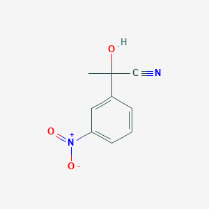 2-Hydroxy-2-(3-nitrophenyl)propanenitrile