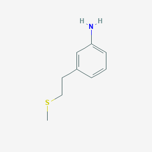 molecular formula C9H13NS B8604101 3-(2-(Methylthio)ethyl)aniline 