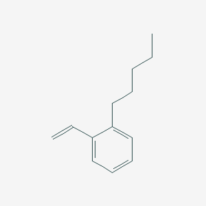 molecular formula C13H18 B8604145 1-Ethenyl-2-pentylbenzene CAS No. 92533-26-1