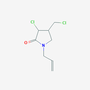 3-Chloro-4-(chloromethyl)-1-prop-2-enylpyrrolidin-2-one
