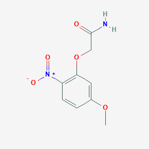 molecular formula C9H10N2O5 B8604197 2-Carbamoylmethoxy-4-methoxynitrobenzene 