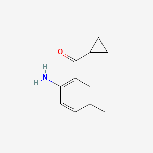 (2-Amino-5-methyl-phenyl)-cyclopropyl-methanone