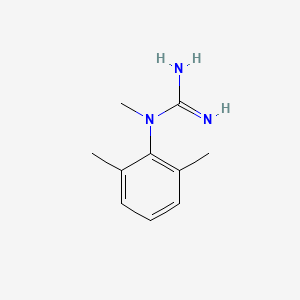 molecular formula C10H15N3 B8604253 1-(2,6-Dimethylphenyl)-1-methylguanidine CAS No. 62577-36-0