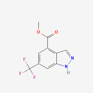 methyl 6-(trifluoromethyl)-1H-indazole-4-carboxylate