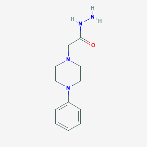 molecular formula C12H18N4O B8604259 2-(4-Phenylpiperazin-1-yl)acetohydrazide 