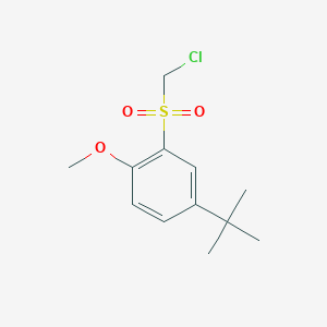4-tert-Butyl-2-(chloromethanesulfonyl)-1-methoxybenzene