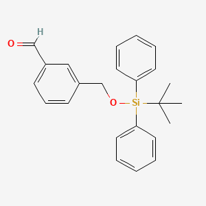 B8604268 Benzaldehyde, 3-[[[(1,1-dimethylethyl)diphenylsilyl]oxy]methyl]- CAS No. 110130-71-7