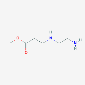 molecular formula C6H14N2O2 B8604314 6-Amino-4-azahexanoic acid methyl ester 